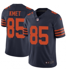 Nike Bears 85 Cole Kmet Navy Blue Alternate Men Stitched NFL Vapor Untouchable Limited Jersey