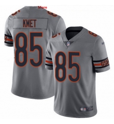 Nike Bears 85 Cole Kmet Silver Men Stitched NFL Limited Inverted Legend Jersey
