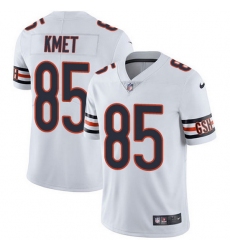 Nike Bears 85 Cole Kmet White Men Stitched NFL Vapor Untouchable Limited Jersey