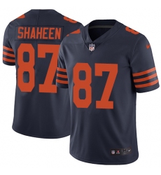 Nike Bears #87 Adam Shaheen Navy Blue Alternate Mens Stitched NFL Vapor Untouchable Limited Jersey