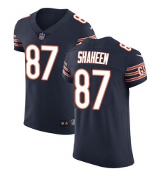 Nike Bears #87 Adam Shaheen Navy Blue Team Color Mens Stitched NFL Vapor Untouchable Elite Jersey