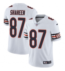 Nike Bears #87 Adam Shaheen White Mens Stitched NFL Vapor Untouchable Limited Jersey