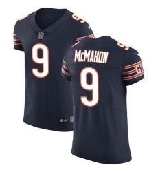 Nike Bears #9 Jim McMahon Navy Blue Team Color Mens Stitched NFL Vapor Untouchable Elite Jersey