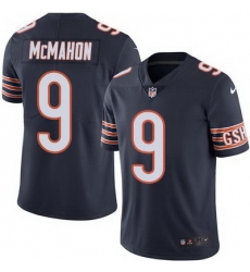 Nike Bears #9 Jim McMahon Navy Blue Team Color Mens Stitched NFL Vapor Untouchable Limited Jersey