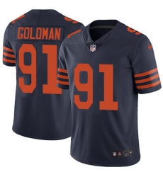 Nike Bears #91 Eddie Goldman Navy Blue Alternate Mens Stitched NFL Vapor Untouchable Limited Jersey