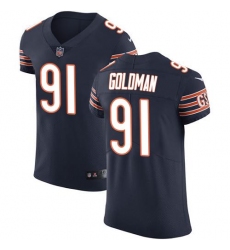 Nike Bears #91 Eddie Goldman Navy Blue Team Color Mens Stitched NFL Vapor Untouchable Elite Jersey