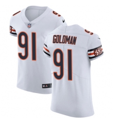 Nike Bears #91 Eddie Goldman White Mens Stitched NFL Vapor Untouchable Elite Jersey