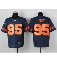 Nike Bears #95 Richard Dent Navy Blue Alternate Mens Stitched NFL Elite Jersey