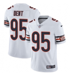 Nike Bears #95 Richard Dent White Mens Stitched NFL Vapor Untouchable Limited Jersey