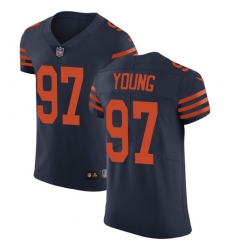 Nike Bears #97 Willie Young Navy Blue Alternate Mens Stitched NFL Vapor Untouchable Elite Jersey