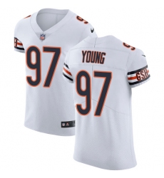 Nike Bears #97 Willie Young White Mens Stitched NFL Vapor Untouchable Elite Jersey