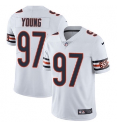 Nike Bears #97 Willie Young White Mens Stitched NFL Vapor Untouchable Limited Jersey