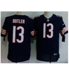 Nike Chicago Bears 13 Brice Butler Blue Elite NFL Jersey