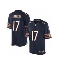 Nike Chicago Bears 17 Alshon Jeffery Blue Limited NFL Jersey