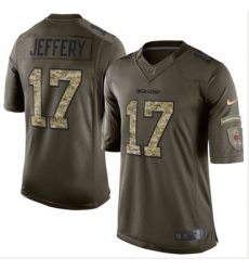 Nike Chicago Bears #17 Alshon Jeffery Green Men 27s Stitched NFL Limited Salute to Service Jersey