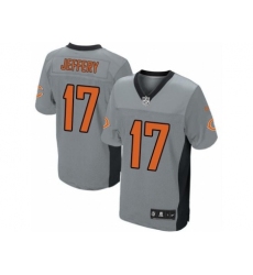 Nike Chicago Bears 17 Alshon Jeffery Grey Elite Shadow NFL Jersey