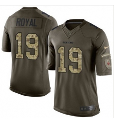 Nike Chicago Bears #19 Eddie Royal Green Men 27s Stitched NFL Limited Salute to Service Jersey