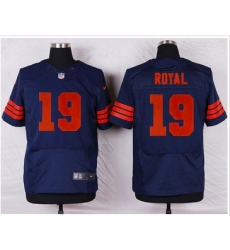 Nike Chicago Bears #19 Eddie Royal Navy Blue 1940s Throwback Men 27s Stitched NFL Elite Jersey