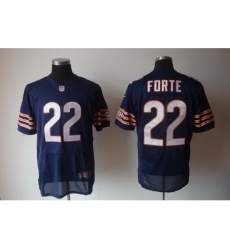 Nike Chicago Bears 22 Matt Forte Blue Elite NFL Jersey