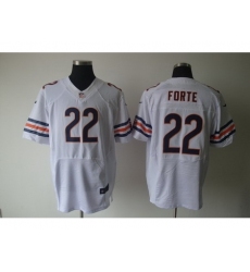 Nike Chicago Bears 22 Matt Forte White Elite NFL Jersey