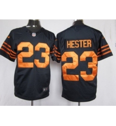 Nike Chicago Bears 23 Devin Hester Blue Limited Orange Number NFL Jersey