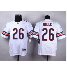 Nike Chicago Bears #26 Antrel Rolle White Mens Stitched NFL Elite Jersey