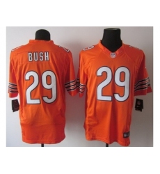 Nike Chicago Bears 29 Michael Bush Orange Limited NFL Jersey