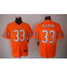 Nike Chicago Bears 33 Charles Tillman Orange Elite NFL Jersey