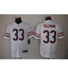 Nike Chicago Bears 33 Charles Tillman White Elite NFL Jersey