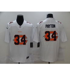 Nike Chicago Bears 34 Walter Payton White Shadow Logo Limited Jersey