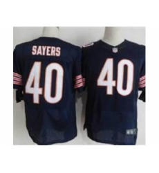 Nike Chicago Bears 40 Gale Sayers Blue Elite NFL Jersey