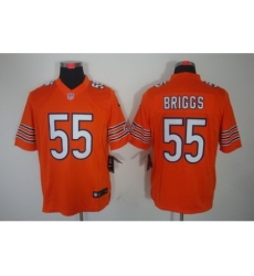 Nike Chicago Bears 55 Lance Briggs Orange Limited NFL Jersey