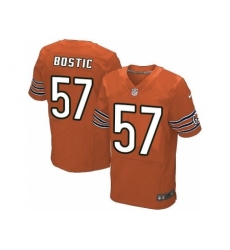 Nike Chicago Bears 57 Jon Bostic Orange Elite NFL Jersey