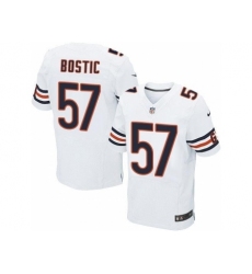 Nike Chicago Bears 57 Jon Bostic White Elite NFL Jersey