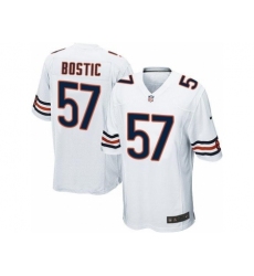 Nike Chicago Bears 57 Jon Bostic White Game NFL Jersey