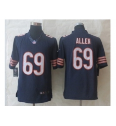 Nike Chicago Bears 69 Jared Allen Blue Limited NFL Jersey