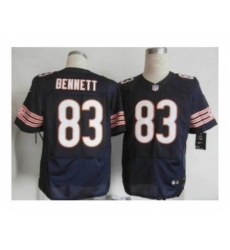 Nike Chicago Bears 83 Martellus Bennett blue Elite NFL Jersey