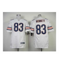 Nike Chicago Bears 83 Martellus Bennett white Elite NFL Jersey