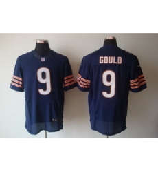 Nike Chicago Bears 9 Robbie Gould Blue Elite NFL Jersey