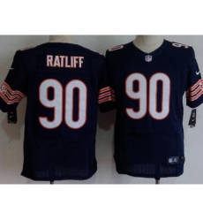 Nike Chicago Bears 90 Jeremiah Ratliff Blue Elite NFL Jersey