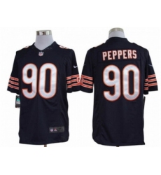 Nike Chicago Bears 90 Julius Peppers Blue Limited NFL Jersey