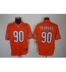 Nike Chicago Bears 90 Julius Peppers Orange Limited NFL Jersey