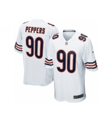 Nike Chicago Bears 90 Julius Peppers White Game NFL Jersey