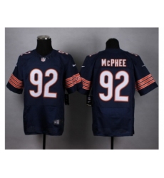 Nike Chicago Bears 92 Pernell McPhee blue Elite NFL Jersey