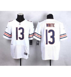 nike nfl jerseys chicago bears 13 white white[Elite][white]
