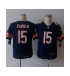 nike nfl jerseys chicago bears 15 carden blue[Elite][carden]