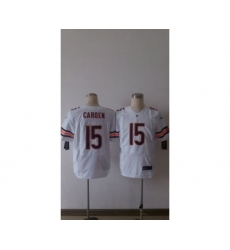 nike nfl jerseys chicago bears 15 carden white[Elite][carden]