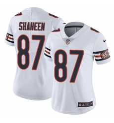Nike Bears #87 Adam Shaheen White Womens Stitched NFL Vapor Untouchable Limited Jersey