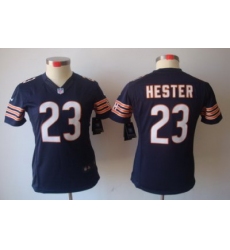 Women Nike Chicago Bears 23 Hester Blue Color[NIKE LIMITED Jersey]