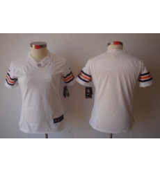 Women Nike Chicago Bears Blank White Color[NIKE LIMITED Jersey]